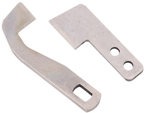 Jenivaint Ensemble de Couteaux Supérieur et Inférieur pour Machine à Coudre, Couteau à Surjeter en Acier de Remplacement, Coupe Précise 3,5 X 1,3 Cm pour Coverlock .0 4.0 Huskylock S21 S25 et
