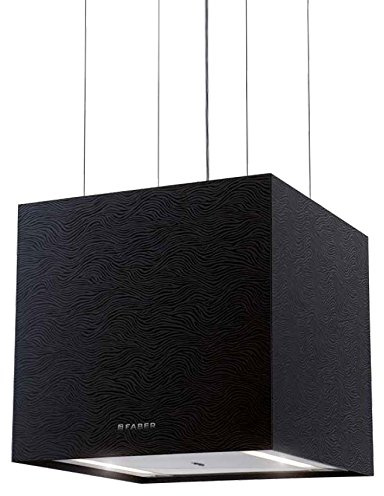 Faber - Cappa ad isola Up and Down LYBRA PLUS finitura vetro zebrato da 40.9cm