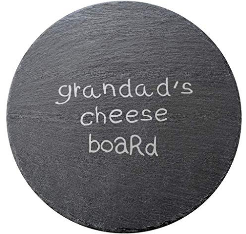 Slate Grandads Cheese Board/Grandad Gifts from Granddaughter and Grandson/Birthday Gifts for Grandad from Grandchildren/Fathers Day or Birthday Gifts for Grandad