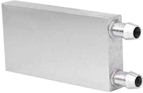 Bloc de Refroidissement à l'eau, Bloc en Aluminium de Refroidissement pour Refroidisseur d'eau Liquide Système de Radiateur de Refroidissement pour Ordinateur Portable PC.(40 *