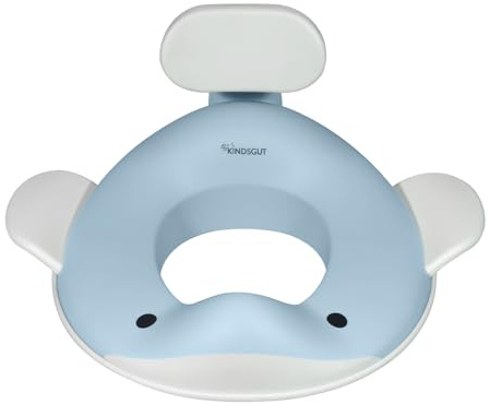 Kindsgut Toiletten-Aufsatz, WC-Sitz Wal für Kinder, Hellblau