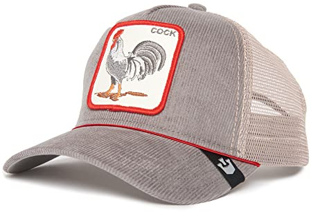 Goorin Bros. Verstellbare Trucker-Mütze für Herren, Netzstoff, Frm, Baseballkappe, Grau, Einheitsgröße, Grau, Einheitsgröße