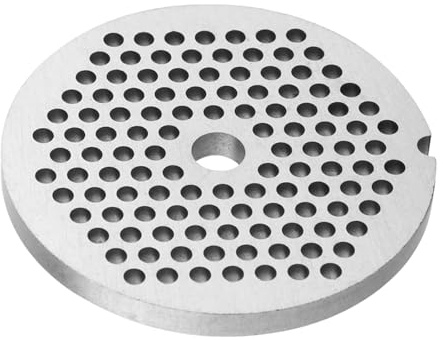 Meat Grinder Plate, Stainless Steel Replacement Grinding Disc with Blade for Mixer Sausage Maker Attachment Standard #8 Grinders 3mm 5mm 8mm Hole Options