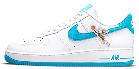 NIKE Blazer Low '77 Damen-Sneaker, Weiß, Hellblau, Fury Weiß, 41 EU