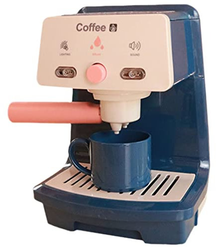 Toyvian Kinder-Espressomaschine-Spielzeug Kinderküche Die So Würde Eine Kaffeemaschine Spielen Mit Realistischem Licht Geräuschen Für Jungen Mädchen Die Küchengeräte, 18x13CM, 6619V08382ED