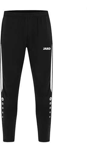 JAKO Herren Trainingshose Power, Schwarz/Weiß, XL