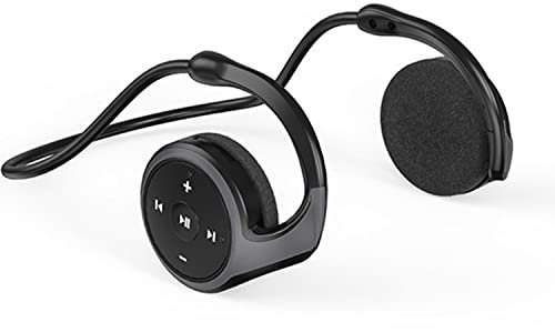 XUJAIOLQP Behind The Head Headphones, Bluetooth 5.0 Neckband Around Head Headphones, Lightweight Foldable Wireless Sports Sweatproof Headset