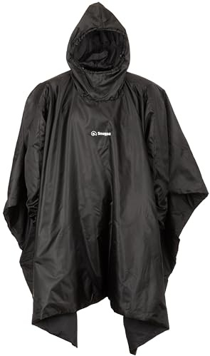 Snugpak Isolierte Poncho-Einlage WGTE – leichte, wasserdichte Poncho-Einlage mit verstellbarer Kapuze und Daumenschlaufen – Polyester-Camping-Poncho-Einlage mit Mikro-Diamant-Stoff