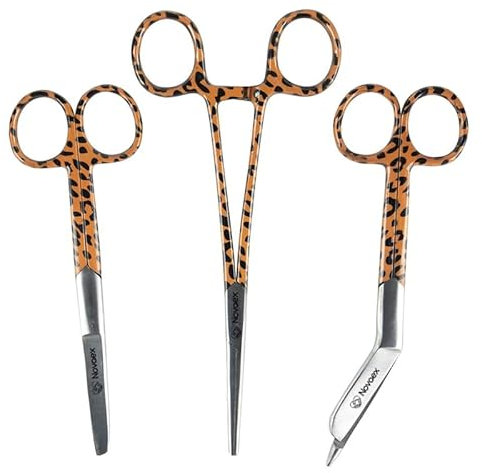 Lot de ciseaux d'infirmière « Panther » - Certificat MDR - Ciseaux à pansements - Ciseaux - Kocher - Accessoires d'infirmière - Cadeau d'infirmière