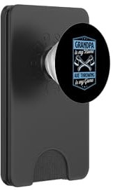 Grand-père, c'est mon nom. Le lancer de hache est mon jeu, grand-père PopSockets PopWallet pour MagSafe