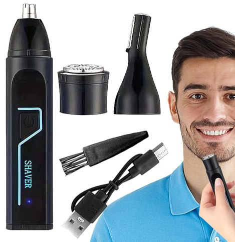 Tagliapeli per naso - Tagliapeli per naso e orecchie da uomo, Tagliapeli di precisione ricaricabile |. Tagliapeli per naso, Tagliapeli per orecchie e naso, Tagliapeli per naso da uomo, Tagliapeli per