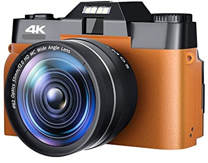 Appareil photo numérique, Grand Angle 48MP photographie appareils photo numériques mise point automatique rétro Vintage enregistreur Photo 4K Streaming caméscope Youtube vidéo Webcam pour adolescents,