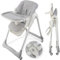 ALMAR Baby Trona de bebe plegable, elevable, evolutiva y reclinable con bandeja extraible