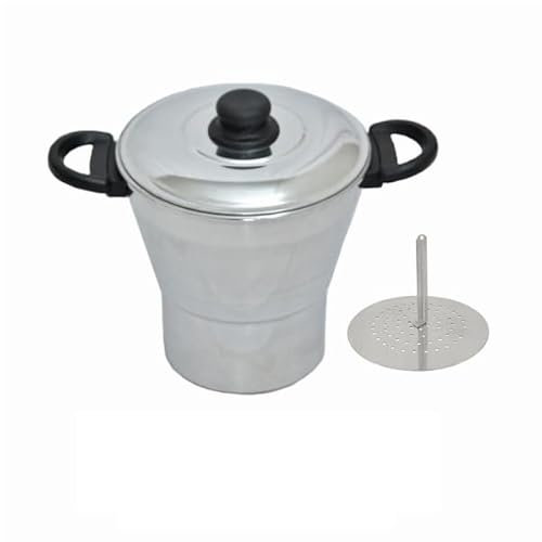 Cuscuzeira de Aluminio (pulido, 16cm)