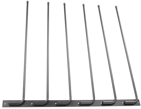Fafeicy Pferdedecke Rack Iron Swing Out Wall Mount Satteldecke Halter 6 Haken für Reitstabilen