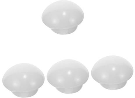 DIYEAH 4pcs Ceramic Urinal Plug Stopper for Men Bathroom Urinal Drain Cover Strainer Splash Resistant with Smooth Surface Easy to Install Odor Reducing Drain Stopper for Public Restroom