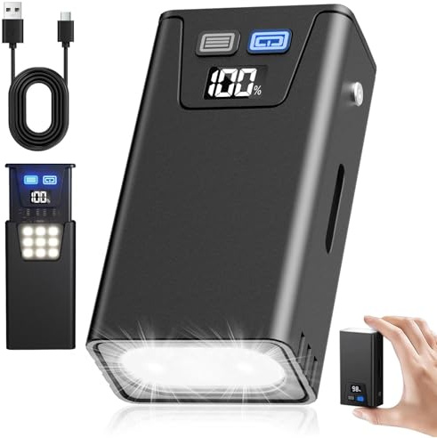 Drepint Taschenlampe LED Aufladbar 257-810 Lumen magnetische Mini LED Taschenlampe 1800mAh EDC Notfalllampe 3-in-1 Beleuchtung TYPE-C Aufladung Flashlight Torch für Camping Outdoor