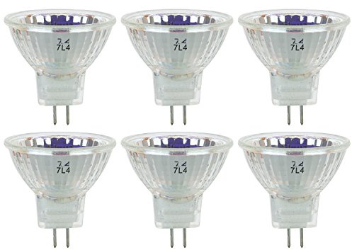 Sunlite 35MR11/GU4/NFL/12V/6PK Halogen 35W 12V MR11 Quartz Reflector Narrow Floodlight Light Bulbs (6 Pack)