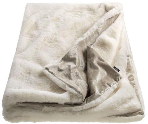 Joop! Smooth Weiss Plaid Farbe Weiss Größe 130x170cm