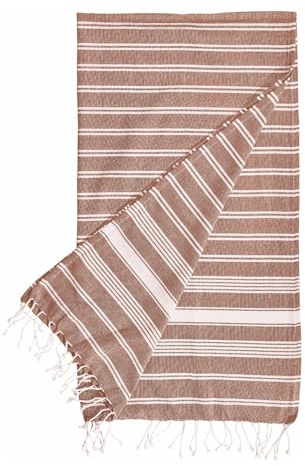 BUTLERS Surfside Badetuch 90x170 gestreift - Hamamtuch mit Fransen - Baumwolldecke, Handtuch, Strandtuch, Saunatuch