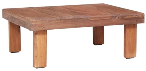 vidaXL Soffbord 60x45x23 cm massivt mahognyträ