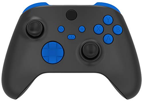 eXtremeRate Blå Ersättningsknappar för Xbox Series S för Xbox Series X Controller, LB RB LT RT Bumpers Triggers Dpad ABXY Start Back Sync Share Keys för Xbox Series X/S Controller