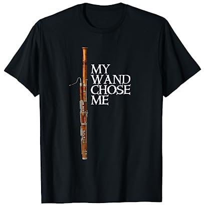 My Wand Chose Me Fagott Spieler T-Shirt Lustiger Fagott Humor T-Shirt