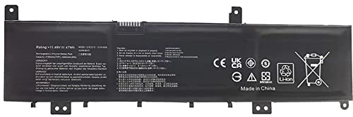 AKKEE C31N1636 Laptop battery for Asus VivoBook Pro 15 N580VN N580VD N580GD X580V X580VN X580GD X580VD NX580V NX580VD ZenBook Pro 15 UX502VD M580VD 47Wh 4165mAh