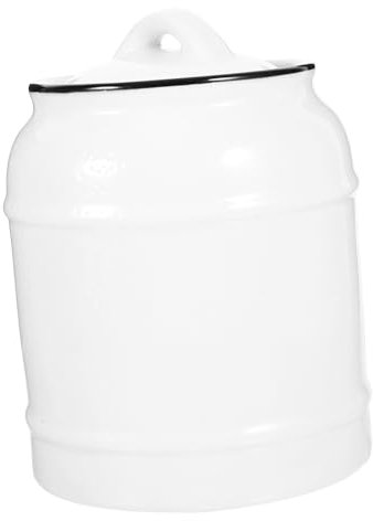 STOBAZA Tarro Hermético De Cerámica Bote De Almacenamiento De Dulces Recipiente De Almacenamiento De Aceite Contenedor De Harina Bote De Te Tarro De Porcelana Gel De Sílice Antiguo