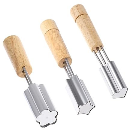 Mikinona Cortadores De Galletas De Acero Inoxidable Para Molde Embosado Forma De Flor Para Decorar Galletas Pasteles y Frutas Herramientas De Hornear Fáciles De Usar