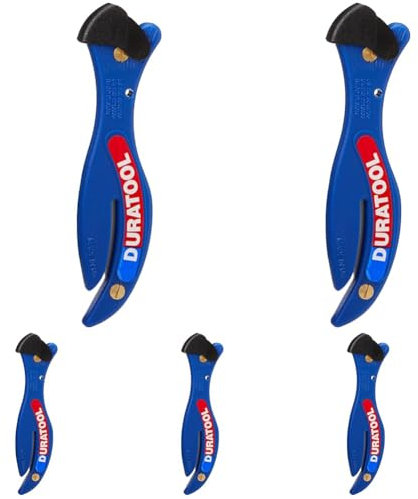 duratool F200 Fish Style Safety Knife, Blue (Pack of 5)