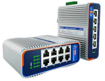 PUSR 5 ports avec commutateur Ethernet industriel Gigabit 10/100/1000Mbps -40°C ~ 85°C Protection d'éclairage 6KV Design anti-poussière IP40 Protection USR-ISG1005
