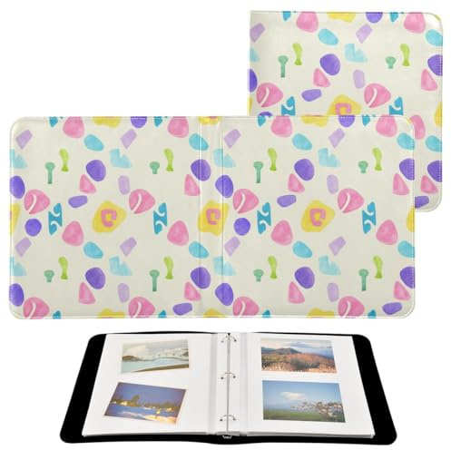 JUMBEAR Grande album fotografico autoadesivo con 20 pagine, album fai da te, per matrimoni, famiglia, bambini, vacanze, simboli luminosi