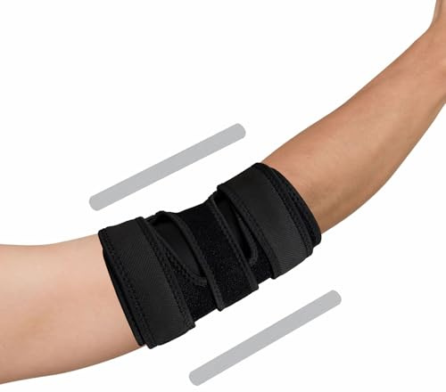 Eophmi Elbow Splint,3PCS Adjustable Tennis Elbow Support Brace Ulnar Nerve Entrapment Splint,Tendonitis Support Strap,Night Elbow Supports for Men and Women