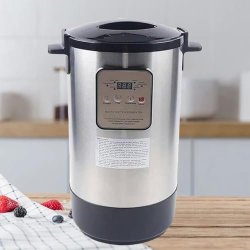 Mofgoe Máquina de fermentación automática de 12/18 l con Control LCD Inteligente, yogurtera Profesional con Control de Temperatura y Tiempo, Ideal para restaurantes,18L