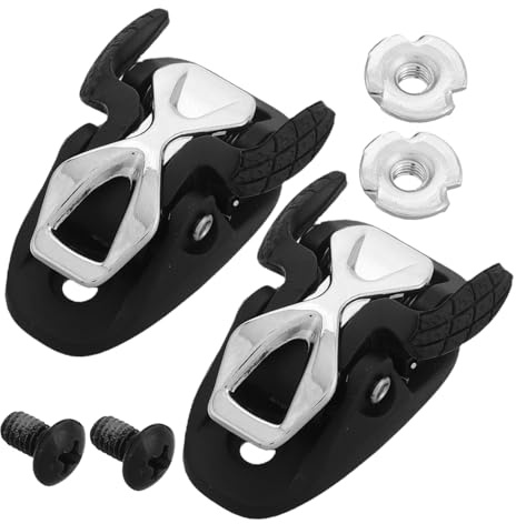 POPETPOP Hebillas de Repuesto y Ligereza 2 Piezas de Plástico y Acero Inoxidable, Instalación Fácil para Reparación y Fijación Segura para Patines en Línea y Roller