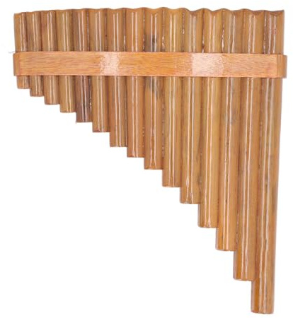 Flauto di Padella Regolabile 15 Pipes G Chiave Strumento Musicale Strumento Bamboo Pipes Flauto con Bacchette Salviettine per la Registrazione Musicale per le (Mano sinistra)