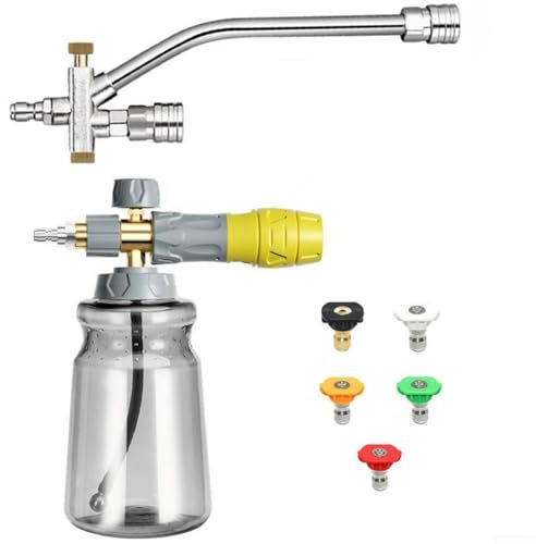 Flacon de mousse de lavage de voiture de 1000 ml avec construction pour une performance durable dans diverses tâches de nettoyage (1 lot)