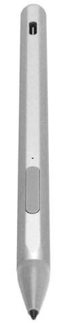 POENVFPO Penna Stilo Ricaricabile per Laptop con Alta sensibilità per Pro X/9/8/7/6/5/4/3/Book 2 - Penna Magnetica Attiva con Inclinazione del Palmo per Artisti e Designer (SILVER)