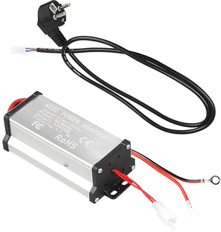 Spannungswandler 230V auf 12V, Netzteiladapter Transformator | Stromwandler Adapter für 5kW 8kW All-in-One Diesel-Luftheizung mit EU Plug im Wohnwagen Garage oder Innenbereich,Tragbar