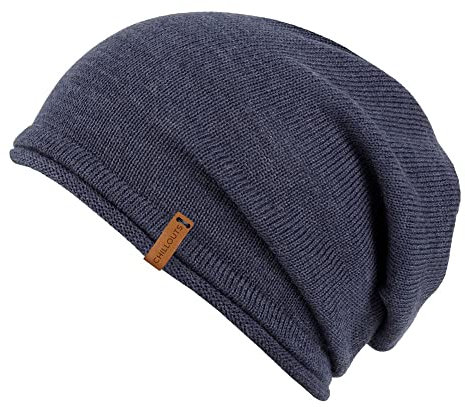 CHILLOUTS Herren Leicester Longbeanie, 43 Blue, Einheitsgr e EU