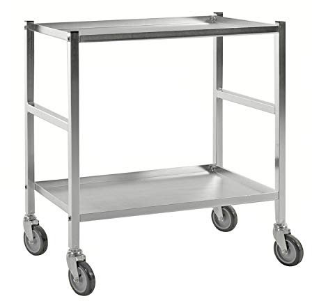 Tischwagen Transportwagen Etagenwagen Rollwagen |Kommisionierwagen mit 2 Böden Passend für Boxen mit der Abmessung 600x400mm Laborwagen