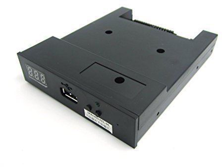 NAMVO Elektronische Orgel Schwarz 1,44 MB USB Diskettenlaufwerk Emulator SSD SFR1M44-FEL-DL