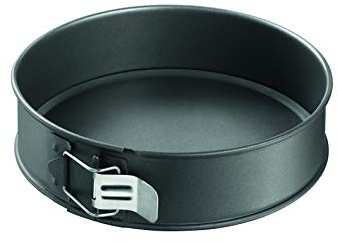 Kelomat, 0498-250, Springform EASY 28 cm, Grau, Vol. (rec.): 4,3 Liter, LBH: 28,0x28,0x7,0cm, 0,360kg, Backform, Guglhupfform, Kuchenform, Induktionskocher kompatibel, Gasherd geeignet, Ofenfest