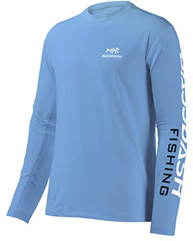 Bassdash fiske-tröjor för män UV-solskydd UPF 50+ långärmad t-shirt