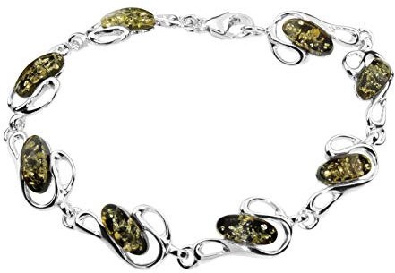Armband - Ortrun - Silber 925/000 - Bernstein