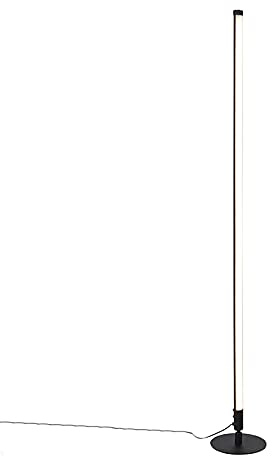Qazqa line up - LED Dimmable Lampadaire variateur inclus - 1 lumière - H 120 cm - Noir - Moderne - éclairage intérieur - Salon I Chambre I Cuisine I Salle à manger