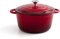 Bidasoa Fierro Cocotte Hierro Fundido Esmaltado 24cm, 3,7l Hierro Apto Vitrocerámica Apto Inducción Extra Resistente