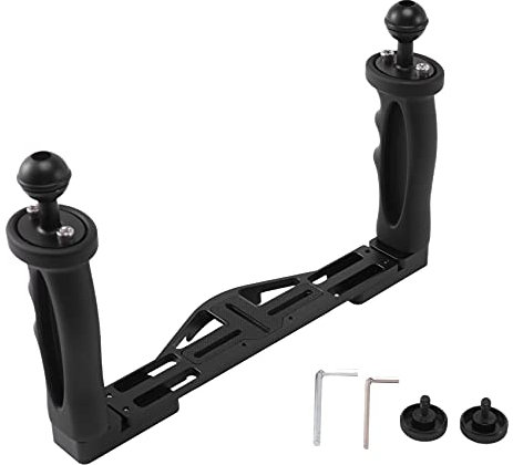 ICECHEN Stabilizzatore tenuto in mano Immersione Subacquea Alloggiamenti Della Macchina Fotografica/Grip Impermeabile Con Doppia Maniglia Per Dome Port Custodia Impermeabile