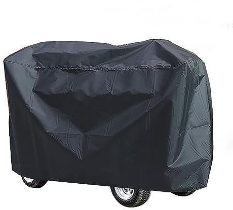 Tiardey Housse de Scooter de mobilité en Tissu Oxford Anti-poussière, Coupe-Vent, Anti-Pluie, Anti-UV pour la Plupart des Scooters de mobilité -140 x 66 x 91 cm